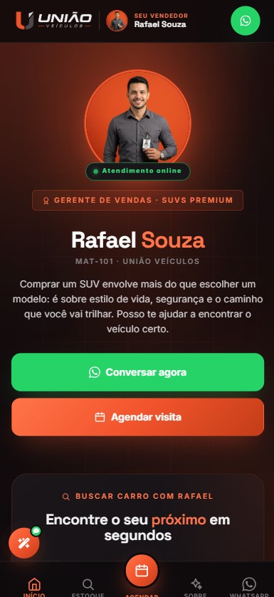 Vendedor Rafael Souza