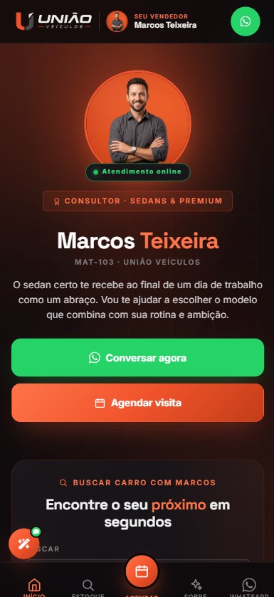 Vendedor Marcos Teixeira