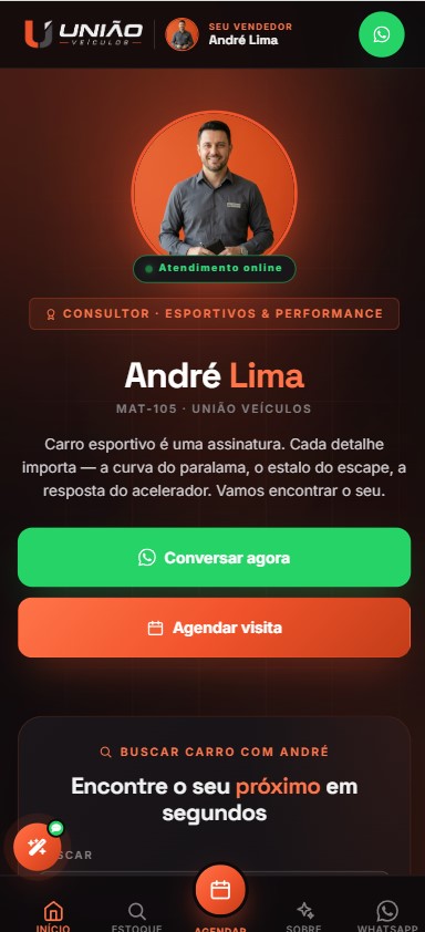 Vendedor André Lima